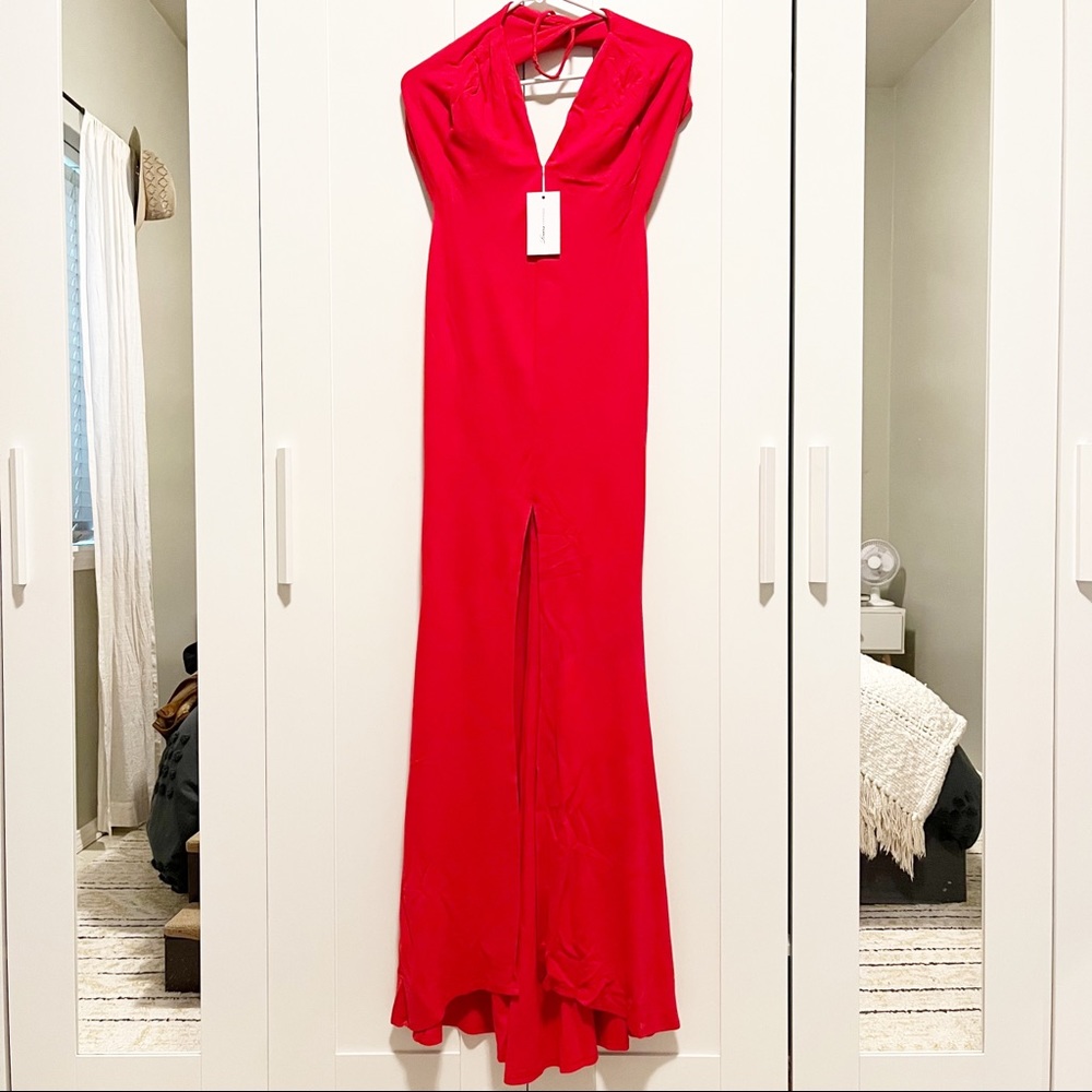 Lovers and Friends Rosa Gown in Red Rose - Picture 3 of 5